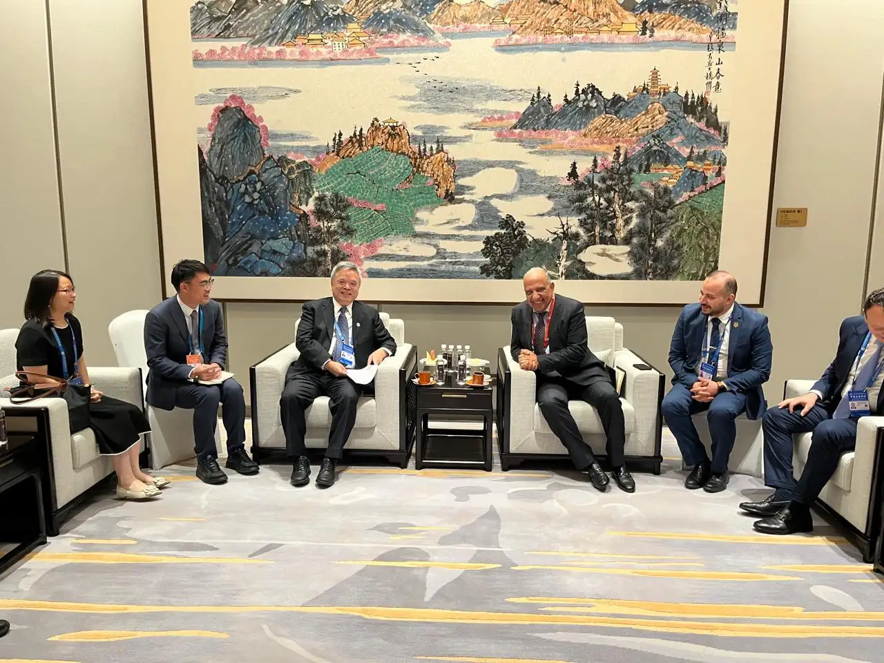 'وزير الكهرباء' يبحث مع منظمة تطوير وترابط الطاقة العالمية 