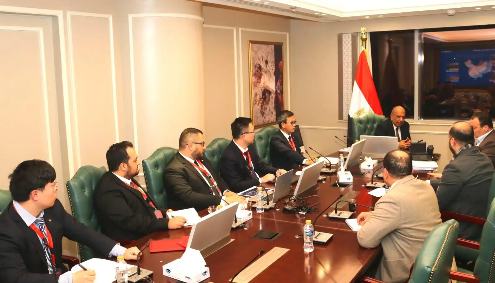 ''وزير الكهرباء'' يبحث مع مجموعة صاني ‘SANY ‘ الصينية التعاون فى تصنيع توربينات الرياح ونقل وتوطين التكنولوجيا